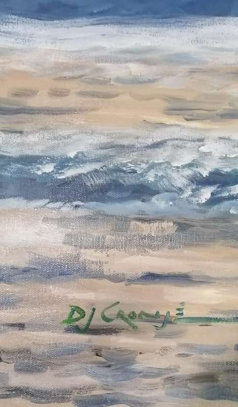Early Morning, oil painting by Danie Cronje on canvas roll, unframed
