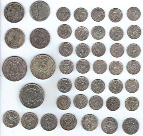 44 x SILVER COINS. HIGH RESOLUTION SCAN <Start at R25 Bid No Reserve>