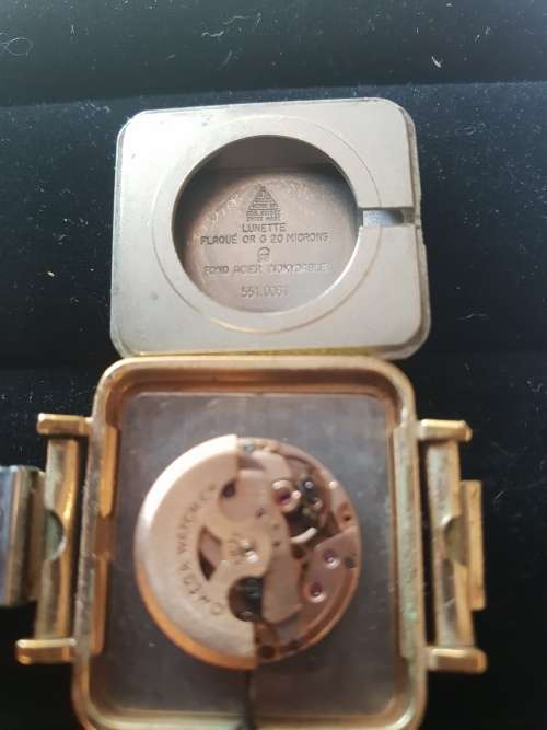 Rare +-1970`s Omega DE Ville Oblong face wrist watch