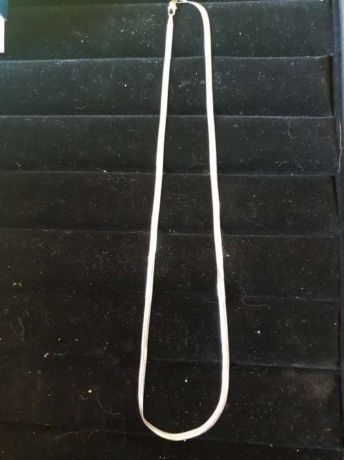 9ct white gold made by master jeweller Pablo's necklace