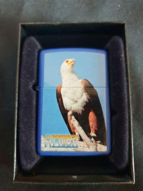 Genuine brand new Fish eagle zippo lighter in box