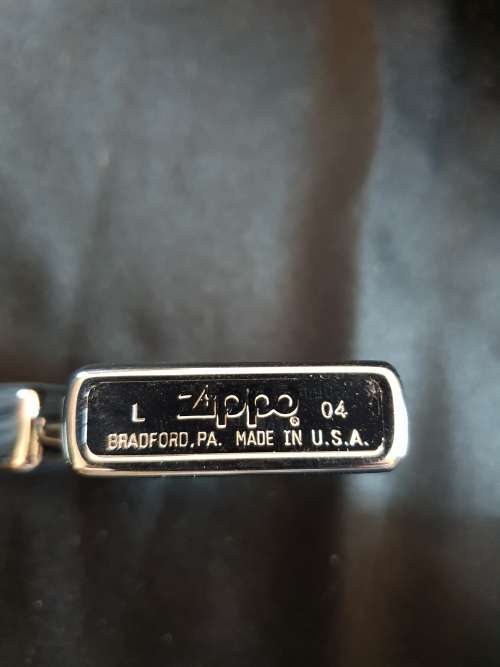 Genuine CATS Zippo lighter 258 in original Zippo plastic holder