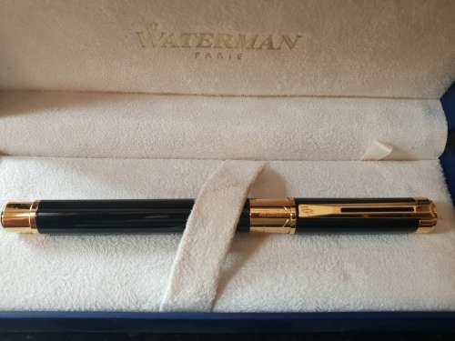 Original Waterman rollerball pen in Waterman box with pamphlet