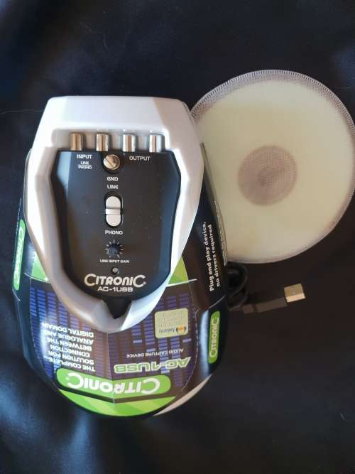Record your records to USB audio cature device