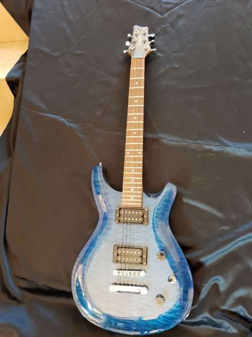 Stunning Blue finished Venson Electric guitar