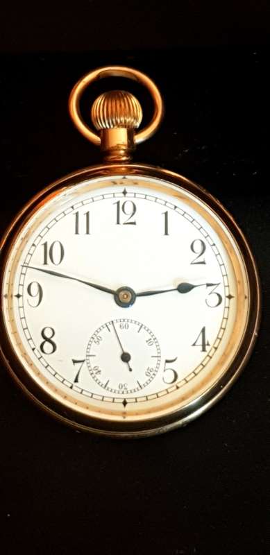 Elgin Illinois rolled gold  1875   pocket watch