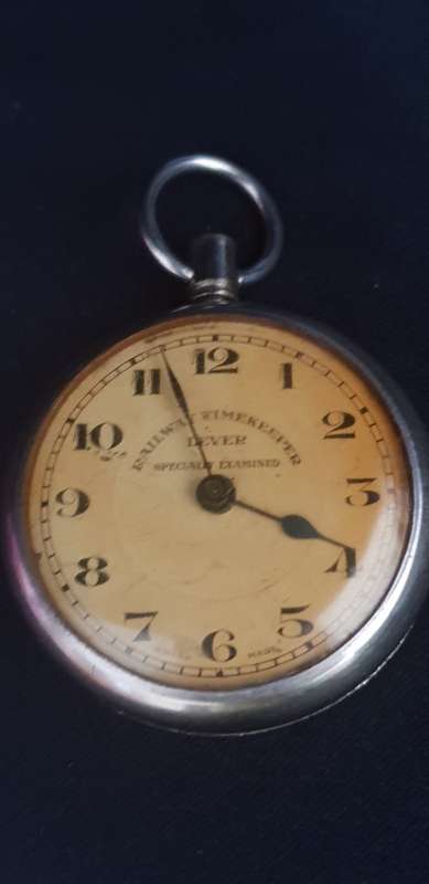 Vintage collectable Railway Timekeeper pocket watch swiss made