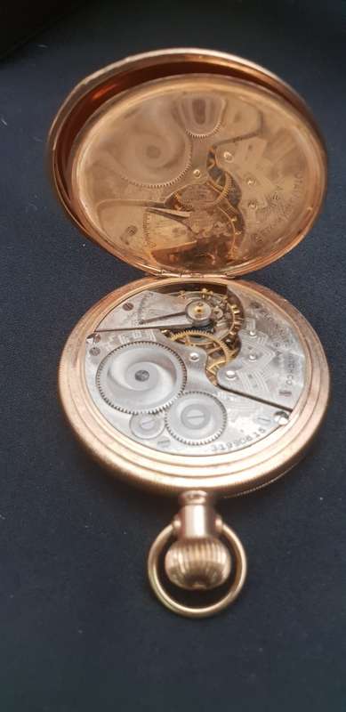 Elgin Illinois 1925 USA Pocket watch 3/4 gold plated
