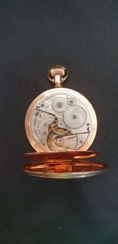 Elgin Illinois 1925 USA Pocket watch 3/4 gold plated