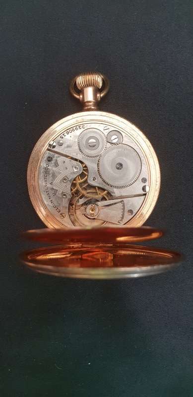 Elgin Illinois 1925 USA Pocket watch 3/4 gold plated