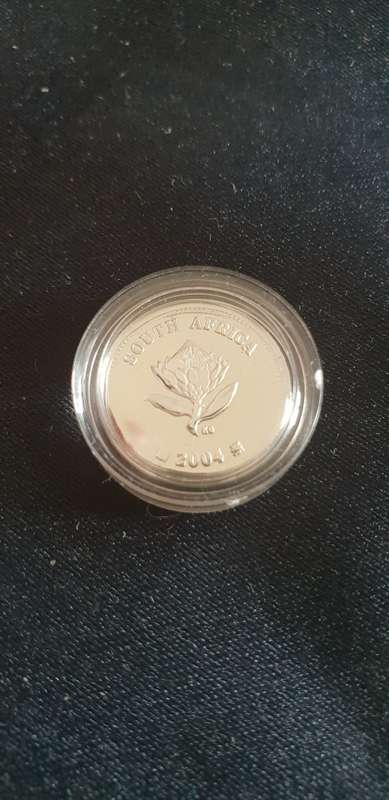 South African 2004  21/2 cents owl proof coin