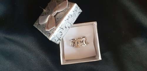 Chanel 9ct white gold and diamond Broad Band Ring