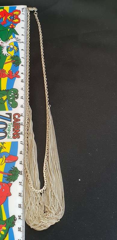 Vintage silver necklace stamped 925