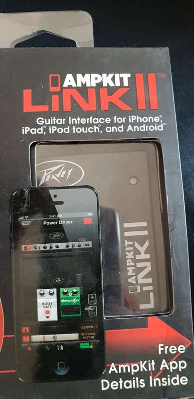 Peavey Link II Amp Kit connects Ipad,ipos etc to guitar