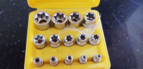 NEW "E" socket set for BMW etc 4-24 (14 piece) in carry case