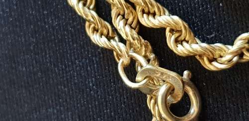 9ct rope style neckchain
