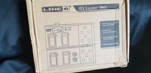Line 6 FBV express mk2 guitar foot switch black