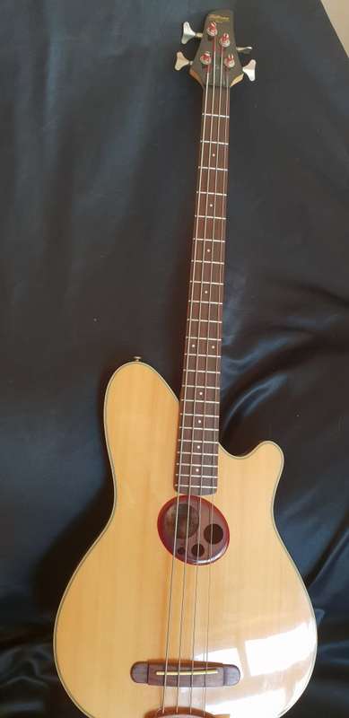 Rare Ibanez Tallman Intertour TTR34B natural wood finish bass