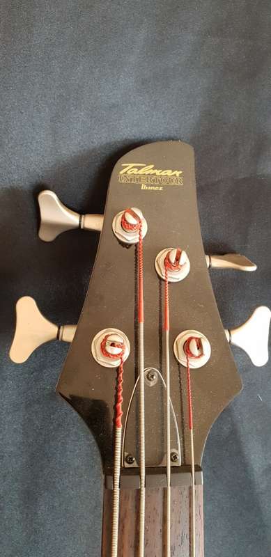 Rare Ibanez Tallman Intertour TTR34B natural wood finish bass