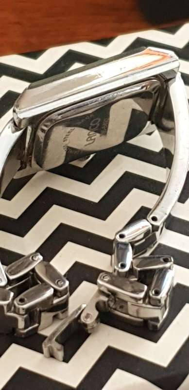 Lanco ladies watch oblong face on a square watch shape