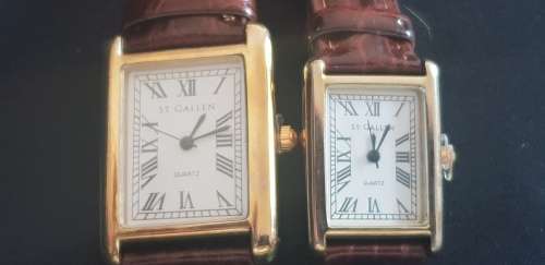 Set of his and hers matching watches