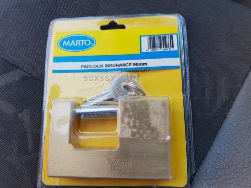 Padlock Insurance Marto 90mm