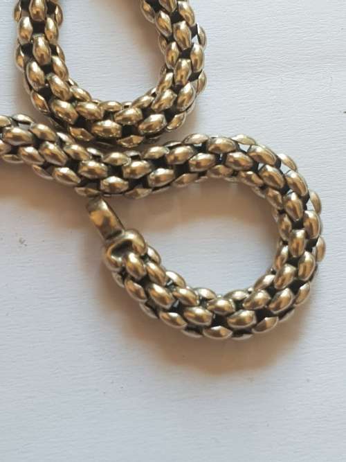 `FOPE` 18ct solid white gold bracelet
