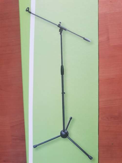 Microphone deluxe boom stand with mic clip-Tecnix TMS850