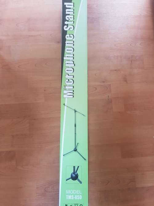 Microphone deluxe boom stand with mic clip-Tecnix TMS850