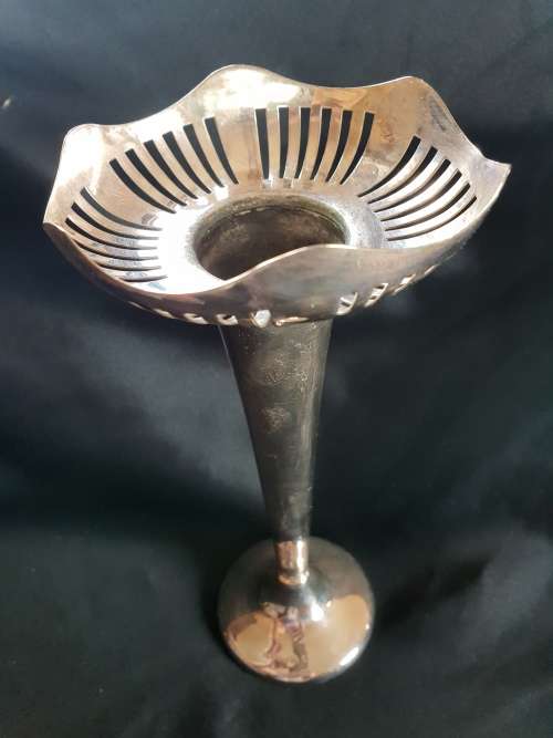 Vintage Silver plated candle stick-23cm height