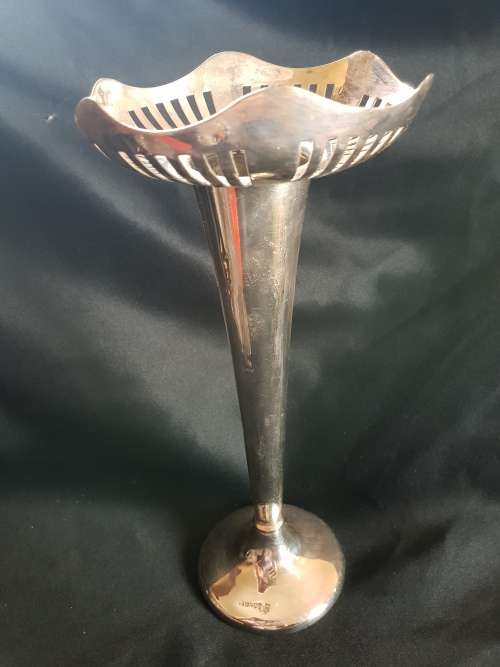 Vintage Silver plated candle stick-23cm height
