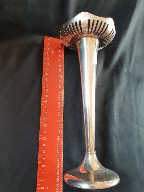 Vintage Silver plated candle stick-23cm height