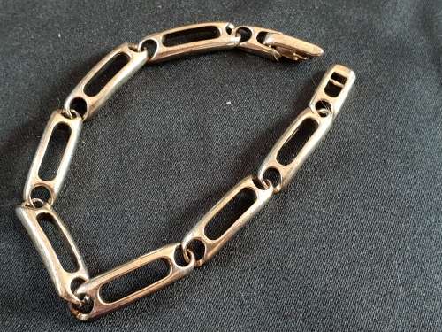 Solid silver Unoaerre of Arezzo Italian hand made designer bracelet