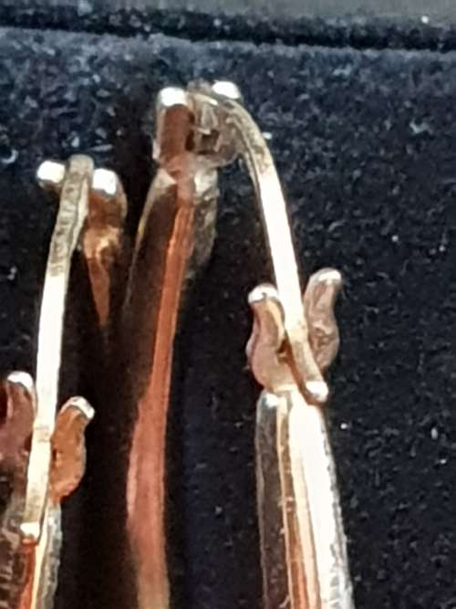 9ct gold hoop earrings