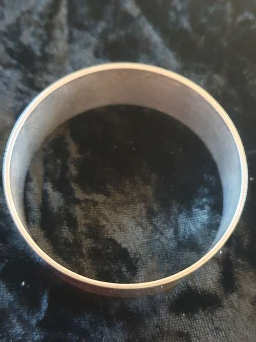 Lovely-Very Heavy and broad Sterling Silver Bangle