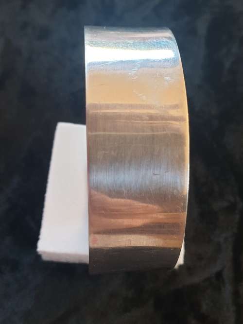 Lovely-Very Heavy and broad Sterling Silver Bangle