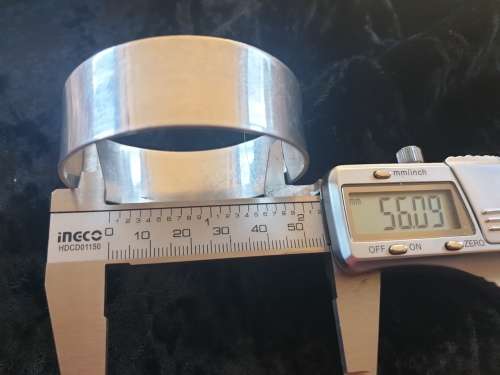 Lovely-Very Heavy and broad Sterling Silver Bangle