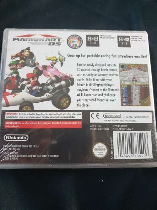 Mario Kart Nintendo DS game-sealed