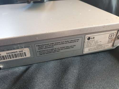 L.G DVD/CD model DV380 player with remote