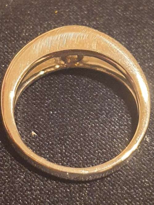 Platinum and 0.44 carat genuine Diamond solitaire Ring