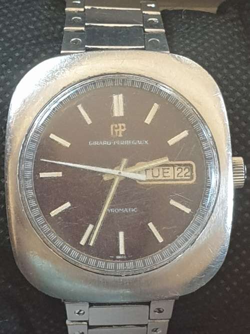Girard Perregaux rare vintage 1960`s watch automatic with triple date
