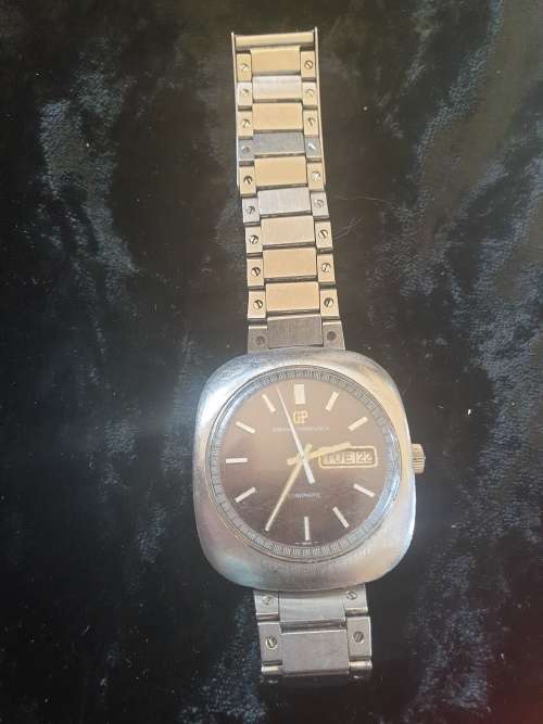 Girard Perregaux rare vintage 1960`s watch automatic with triple date