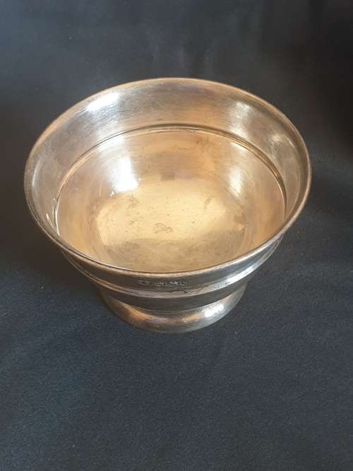 Solid Sterling silver bowl-Sheffield England-1955