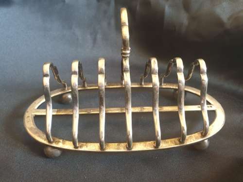 Silver plated Toast rack- Henry Millington Harwood