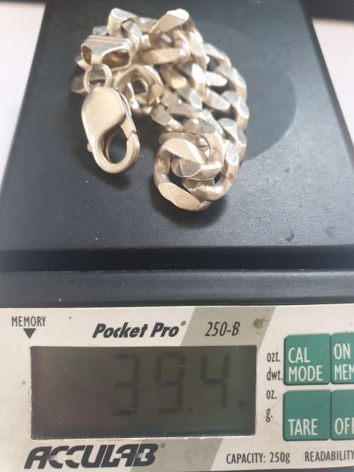Very Heavy Sterling Silver men`s Bracelet