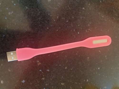 Portable flexible USB LED light-Pink
