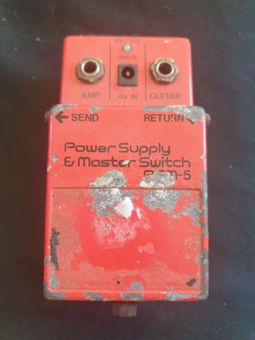 Power supply and master switch pedal PSM 5