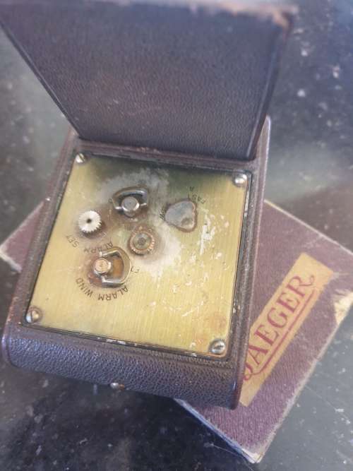 Jaeger Le Coultre vintage collectable alarm clock