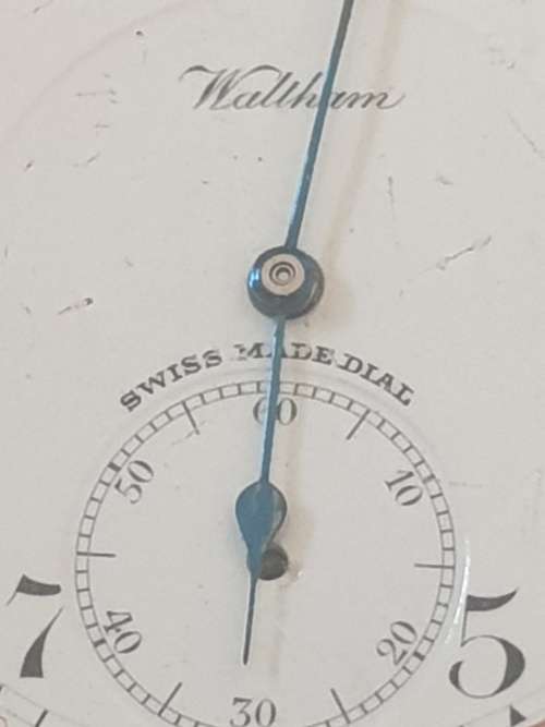 Pocket watch-14ct gold plated Waltham from 1909