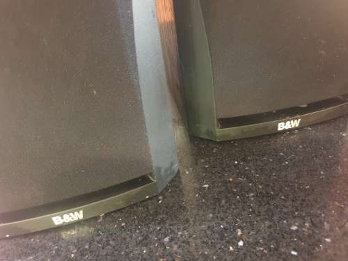B&W bookshelf speakers